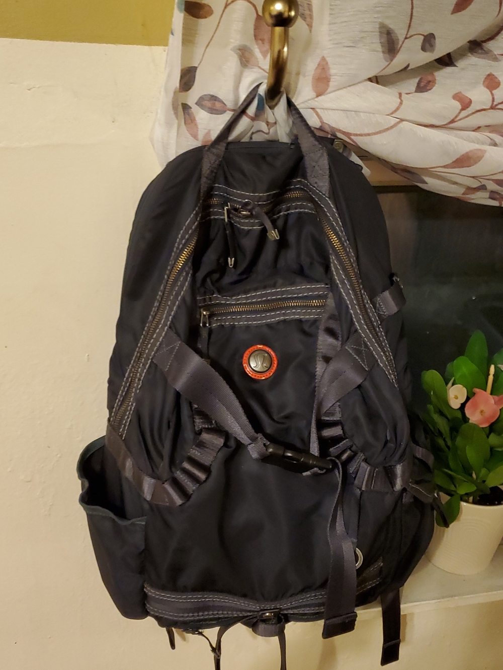 Lululemon Gray Athletica Backpack - Durable Everyday Bag